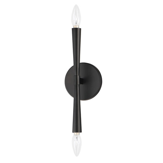 Maxim Lighting Rome 2 Light 13.5" Wall Sconce, Black