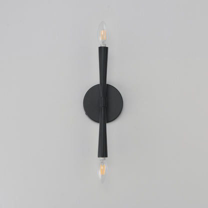 Maxim Lighting Rome 2 Light 13.5" Wall Sconce, Black