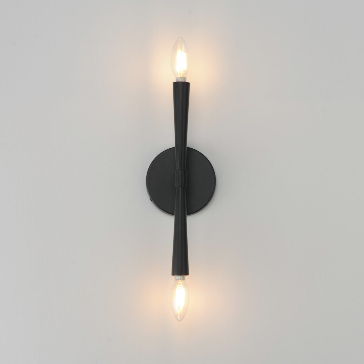 Maxim Lighting Rome 2 Light 13.5" Wall Sconce, Black