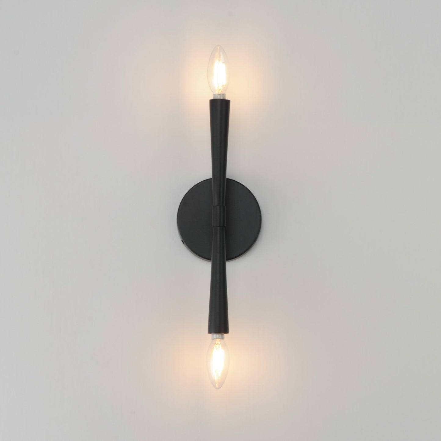 Maxim Lighting Rome 2 Light 13.5" Wall Sconce, Black