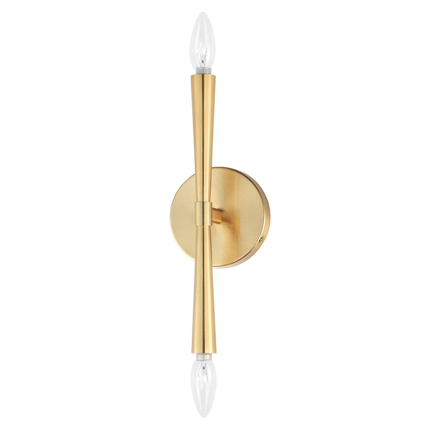 Maxim Lighting Rome 2 Light 13.5" Wall Sconce, Satin Brass