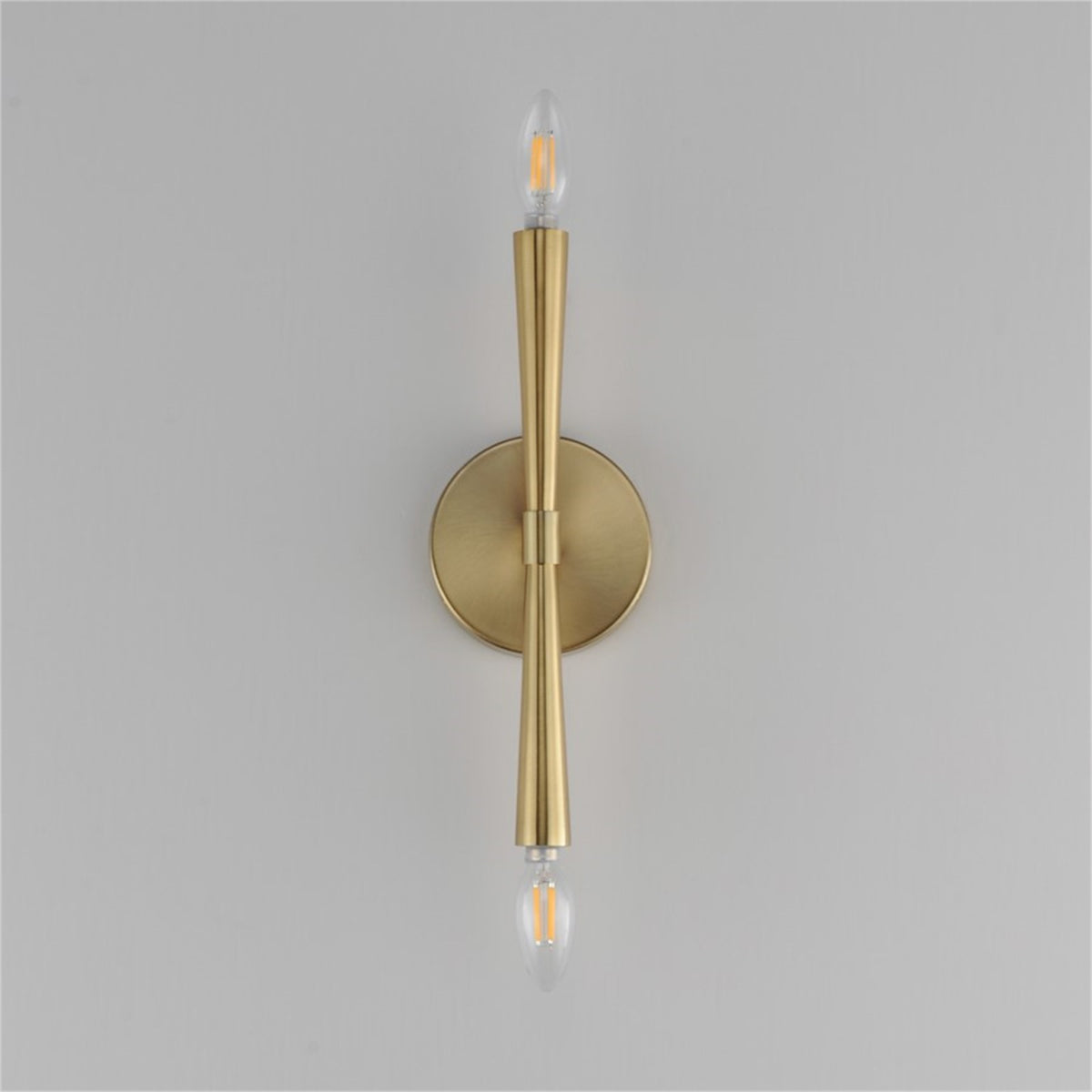 Maxim Lighting Rome 2 Light 13.5" Wall Sconce, Satin Brass