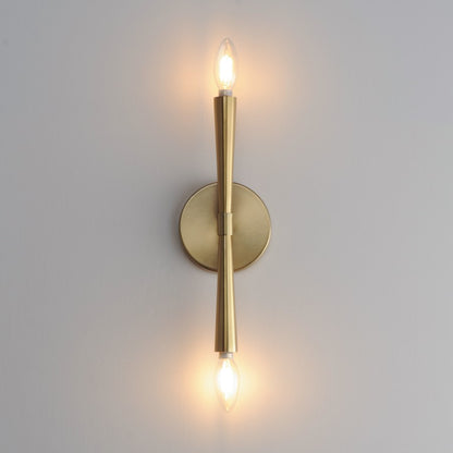 Maxim Lighting Rome 2 Light 13.5" Wall Sconce, Satin Brass