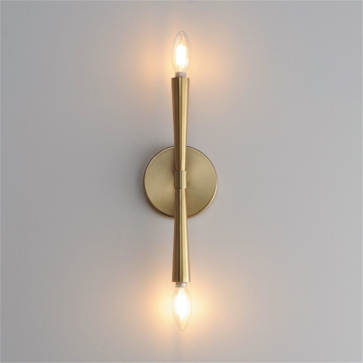 Maxim Lighting Rome 2 Light 13.5" Wall Sconce, Satin Brass