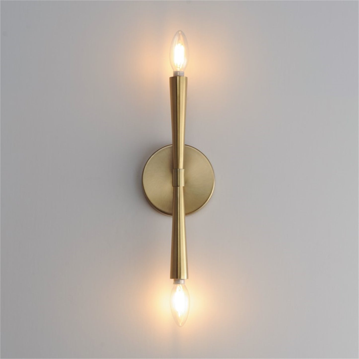 Maxim Lighting Rome 2 Light 13.5" Wall Sconce, Satin Brass