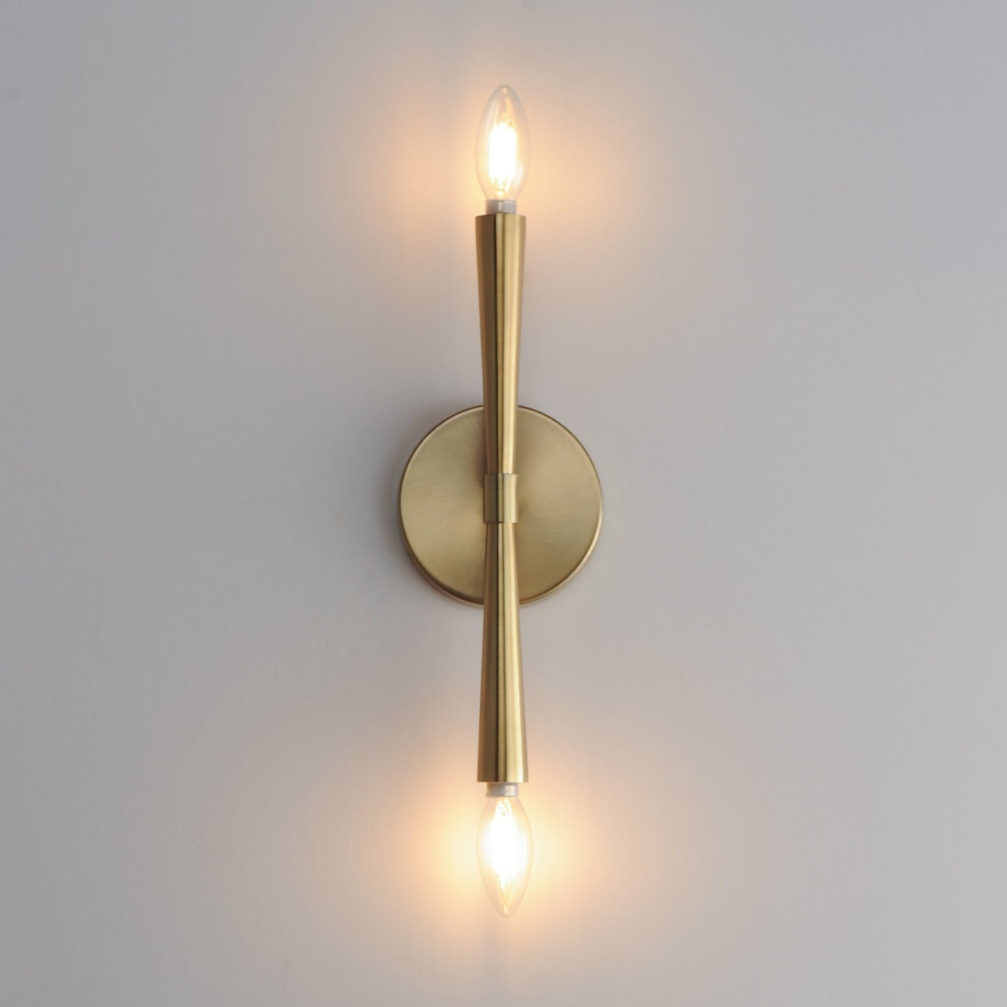 Maxim Lighting Rome 2 Light 13.5" Wall Sconce, Satin Brass