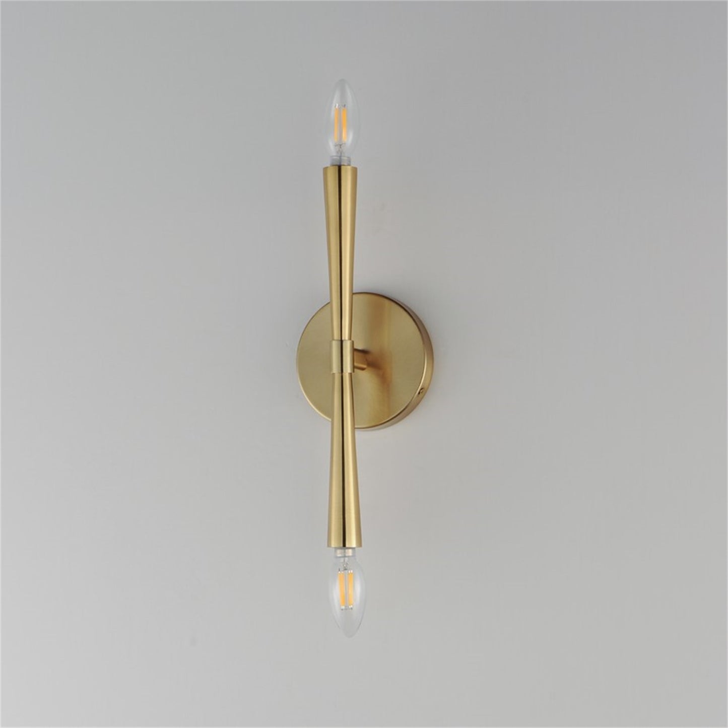 Maxim Lighting Rome 2 Light 13.5" Wall Sconce, Satin Brass