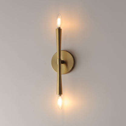 Maxim Lighting Rome 2 Light 13.5" Wall Sconce, Satin Brass