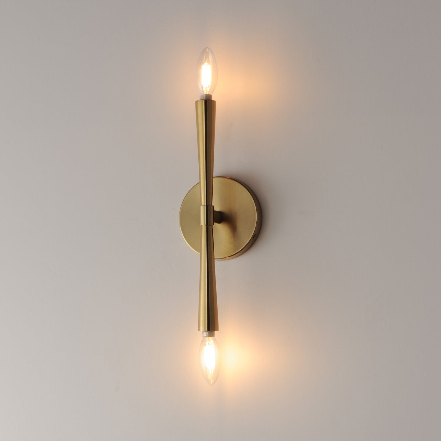Maxim Lighting Rome 2 Light 13.5" Wall Sconce, Satin Brass