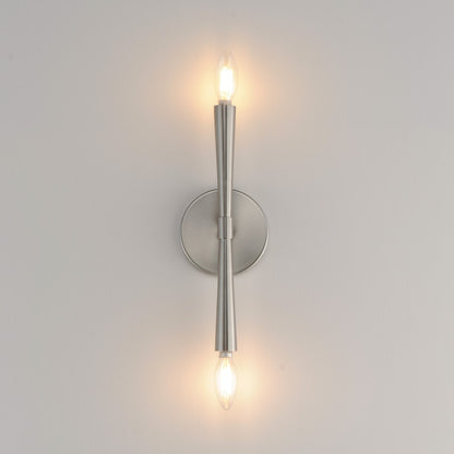 Maxim Lighting Rome 2 Light 13.5" Wall Sconce, Satin Nickel