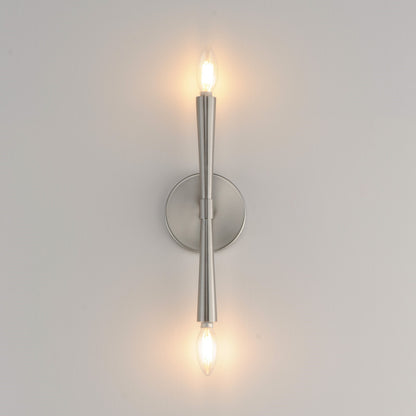 Maxim Lighting Rome 2 Light 13.5" Wall Sconce, Satin Nickel