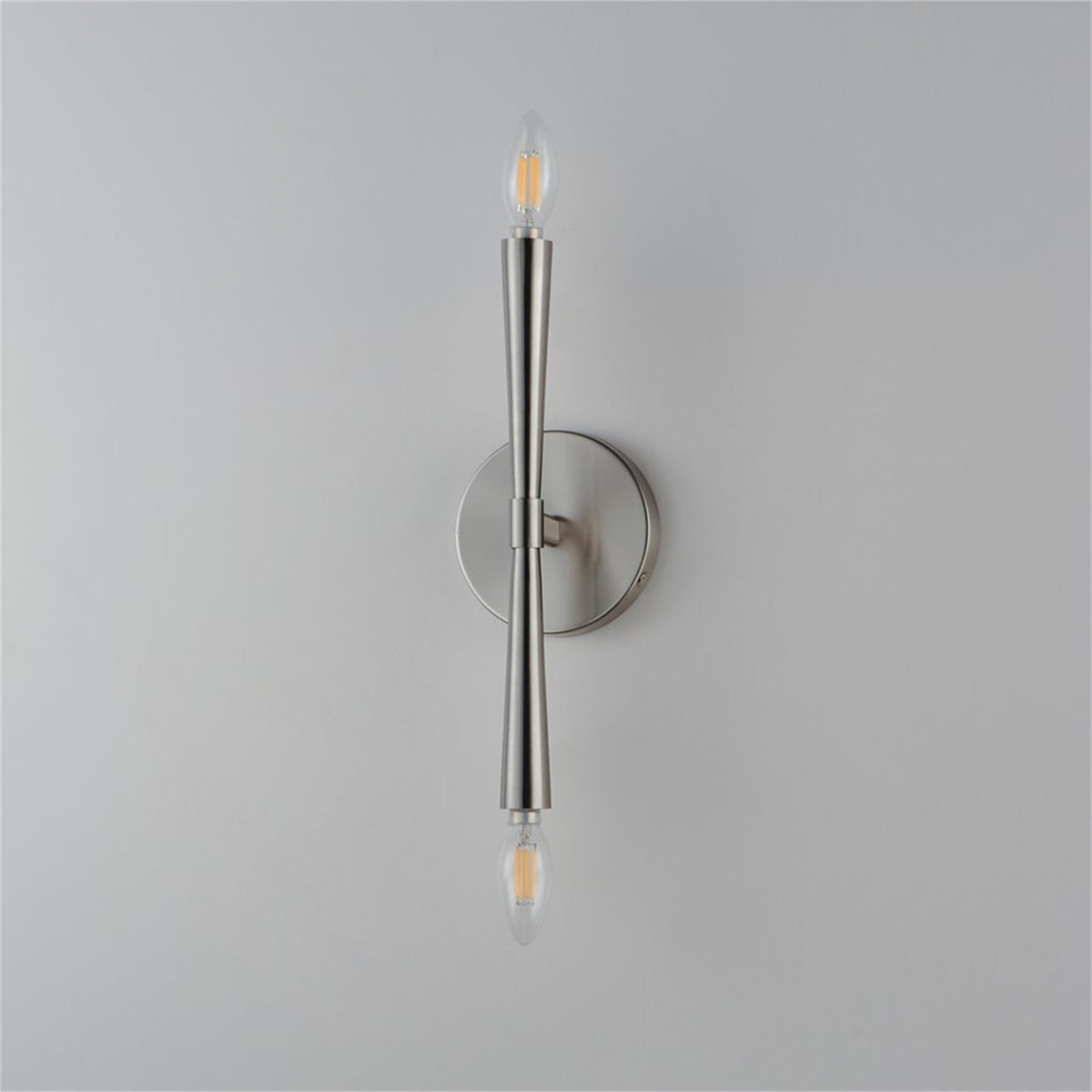 Maxim Lighting Rome 2 Light 13.5" Wall Sconce, Satin Nickel
