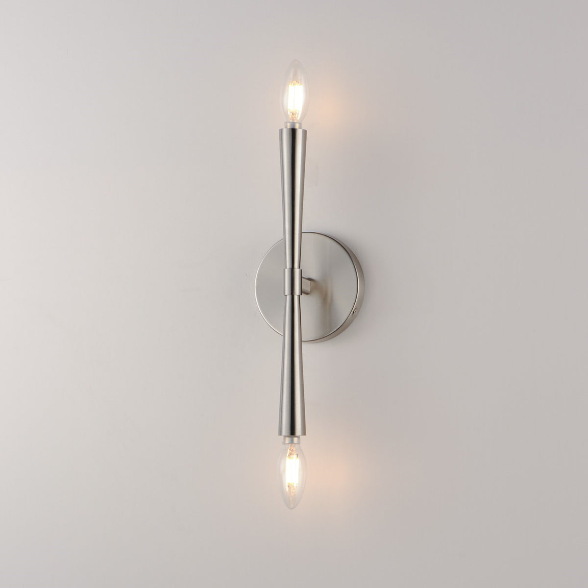 Maxim Lighting Rome 2 Light 13.5" Wall Sconce, Satin Nickel