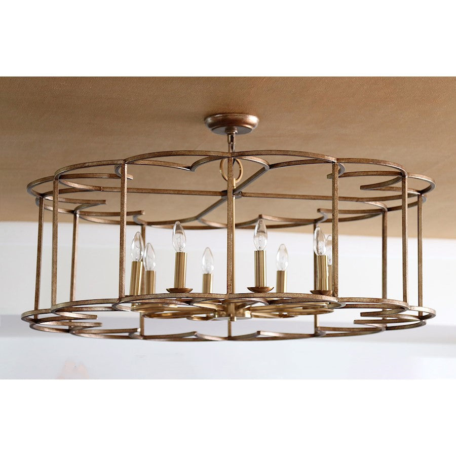 Helix Chandelier, Bronze Fusion
