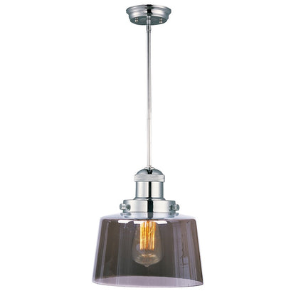 Maxim Lighting Mini Hi Bay 1Lt Pendant Cord Hung, NK/Mirror Smoke