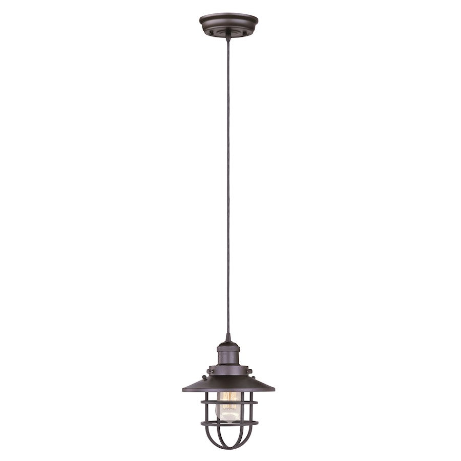 Maxim Lighting Mini Hi-Bay 1 Light Pendant, Bronze