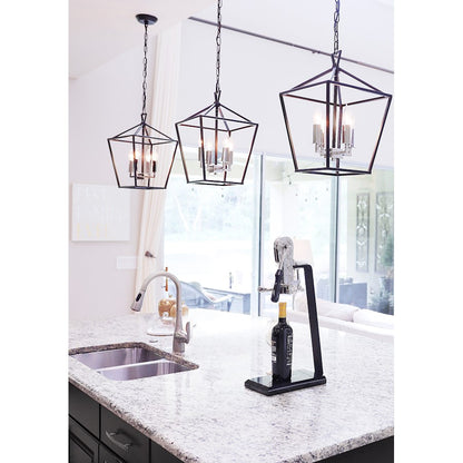 4-Light Mini Chandelier