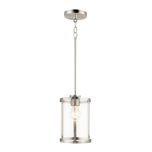 1 Light Mini Pendant, Clear