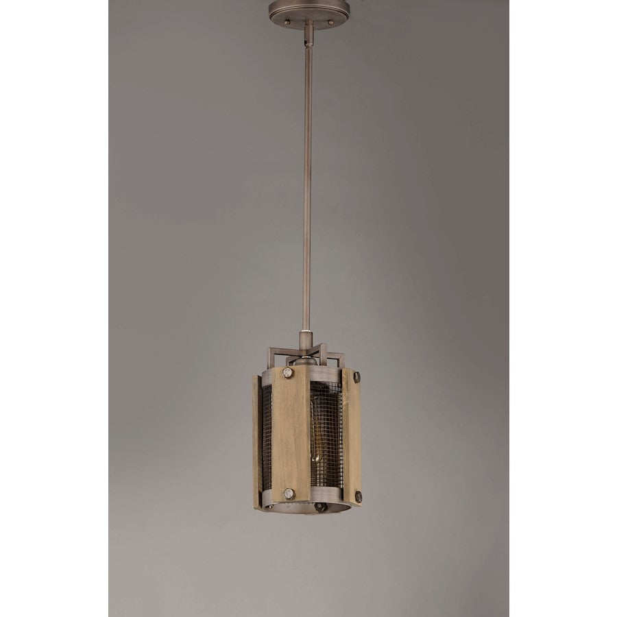 Mini Pendant, Barn Wood