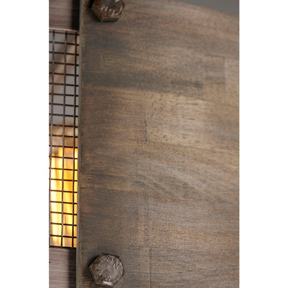 Mini Pendant, Barn Wood