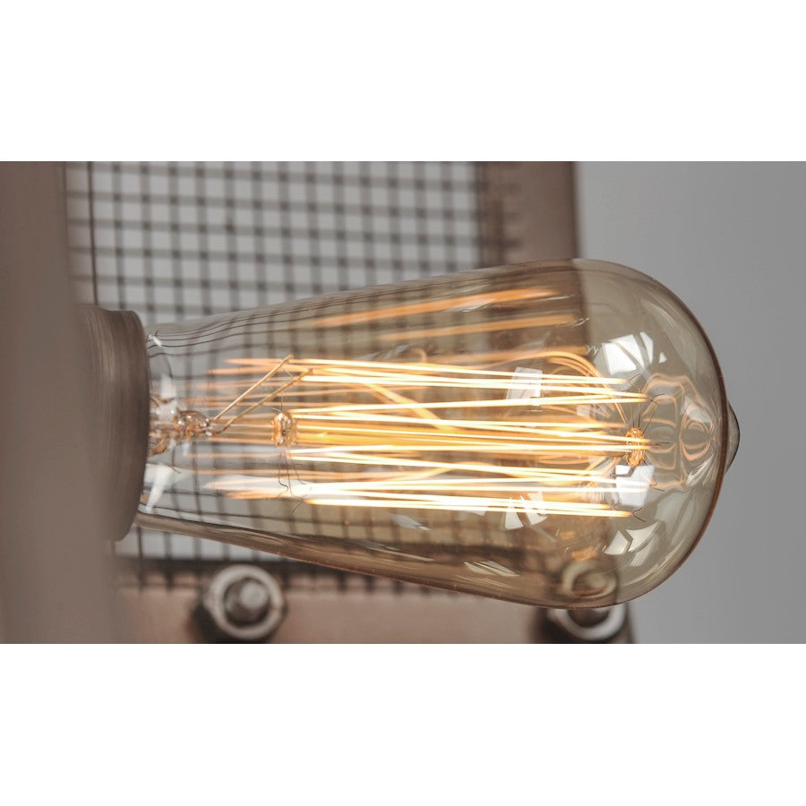 4 Light Pendant, Barn Wood