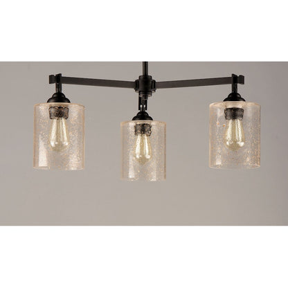 Stonehenge Chandelier, Bronze