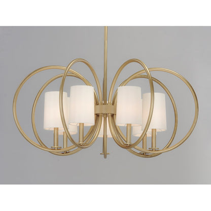 Meridian Chandelier, Natural Aged Brass