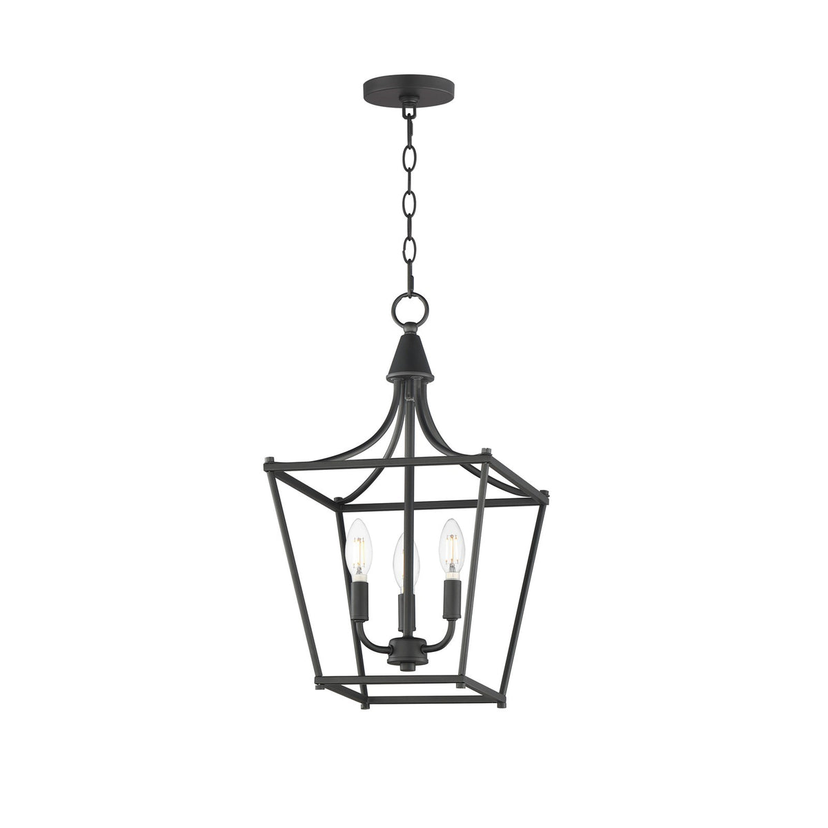 Maxim Lighting Clifton 3 Light 20.75" Single Pendant, Black