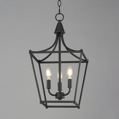 Maxim Lighting Clifton 3 Light 20.75" Single Pendant, Black