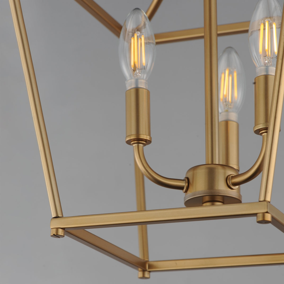 Maxim Lighting Clifton 3Lt 20.75" Single Pendant, Natural Aged Brass