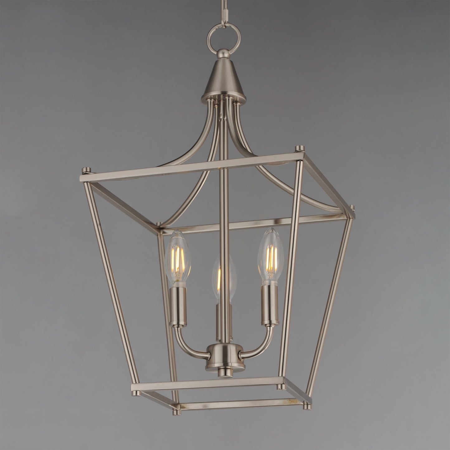 Maxim Lighting Clifton 3 Light 20.75" Single Pendant, Satin Nickel
