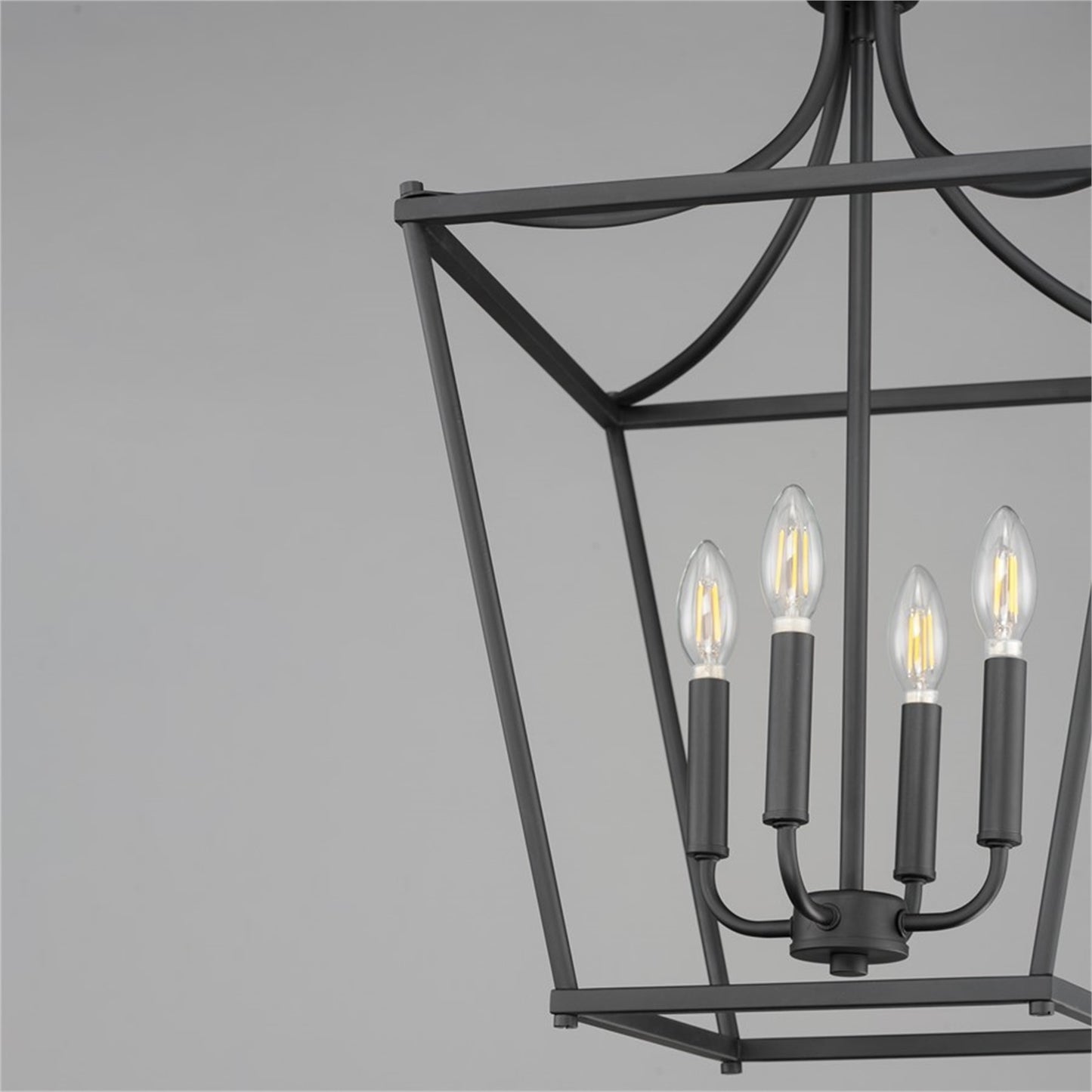 Maxim Lighting Clifton 4 Light 28" Single Pendant, Black