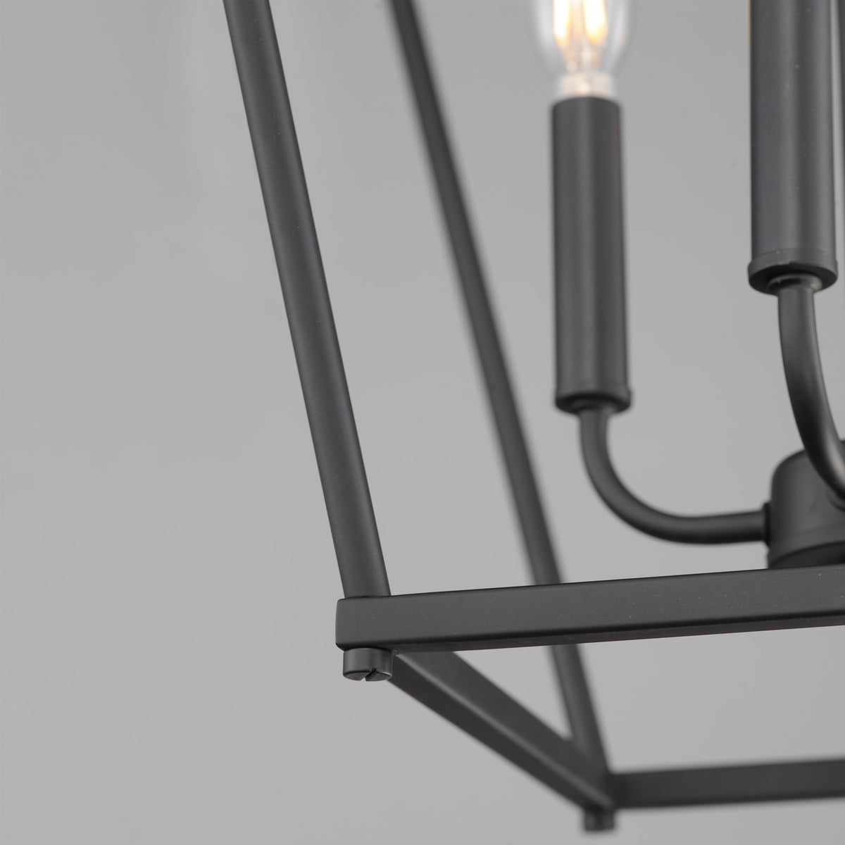 Maxim Lighting Clifton 4 Light 28" Single Pendant, Black