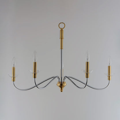Clarion Chandelier, Polished Chrome