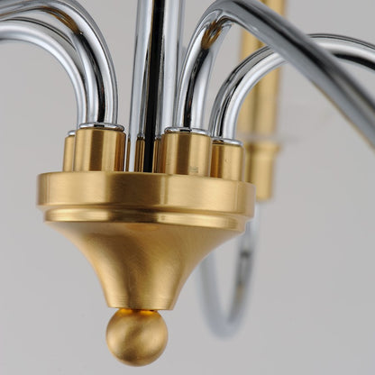 Clarion Chandelier, Polished Chrome