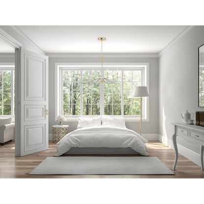 Clarion Chandelier, Polished Chrome