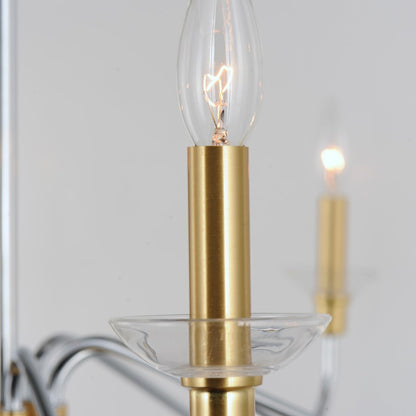 Clarion Chandelier, Polished Chrome