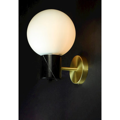 Maxim Lighting Vesper-Wall Sconce, Satin Brass/Black
