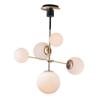 Maxim Lighting Vesper-Suspension Pendant, Satin Brass/Black