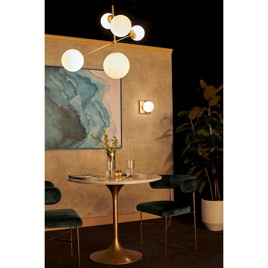Maxim Lighting Vesper-Suspension Pendant, Satin Brass/Black