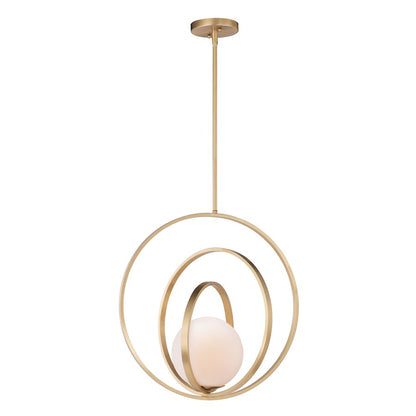 Maxim Lighting Coronet-Single Pendant, Satin Brass