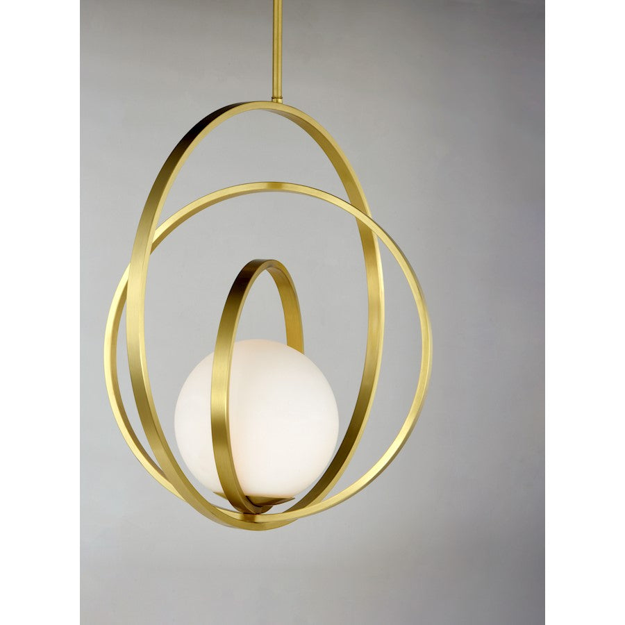Maxim Lighting Coronet-Single Pendant, Satin Brass