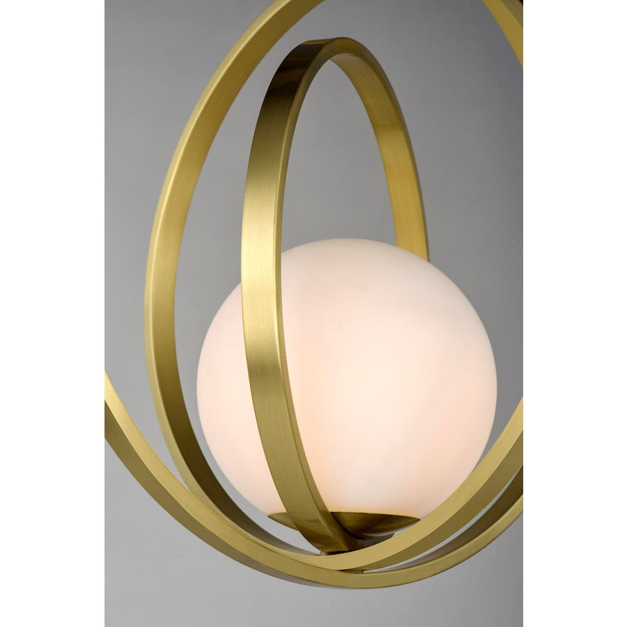 Maxim Lighting Coronet-Single Pendant, Satin Brass