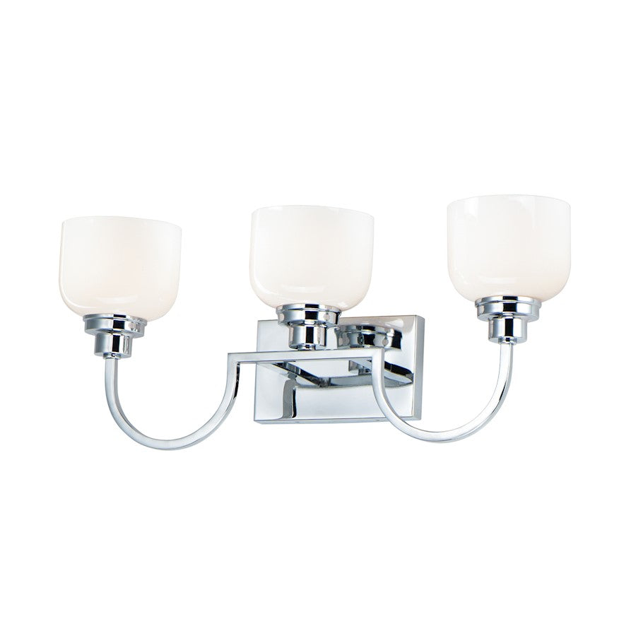 Bathroom Vanity Light, Polished Chrome