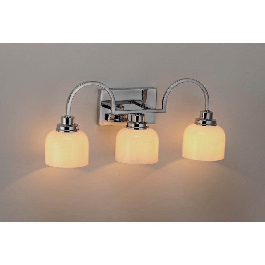 Bathroom Vanity Light, Polished Chrome