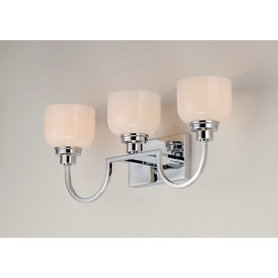 Bathroom Vanity Light, Polished Chrome