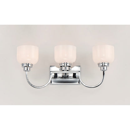 Bathroom Vanity Light, Polished Chrome