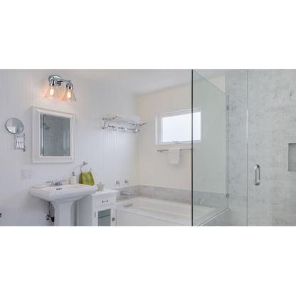 Maxim Lighting Seafarer 2-Light Bath Vanity in Polished Chrome