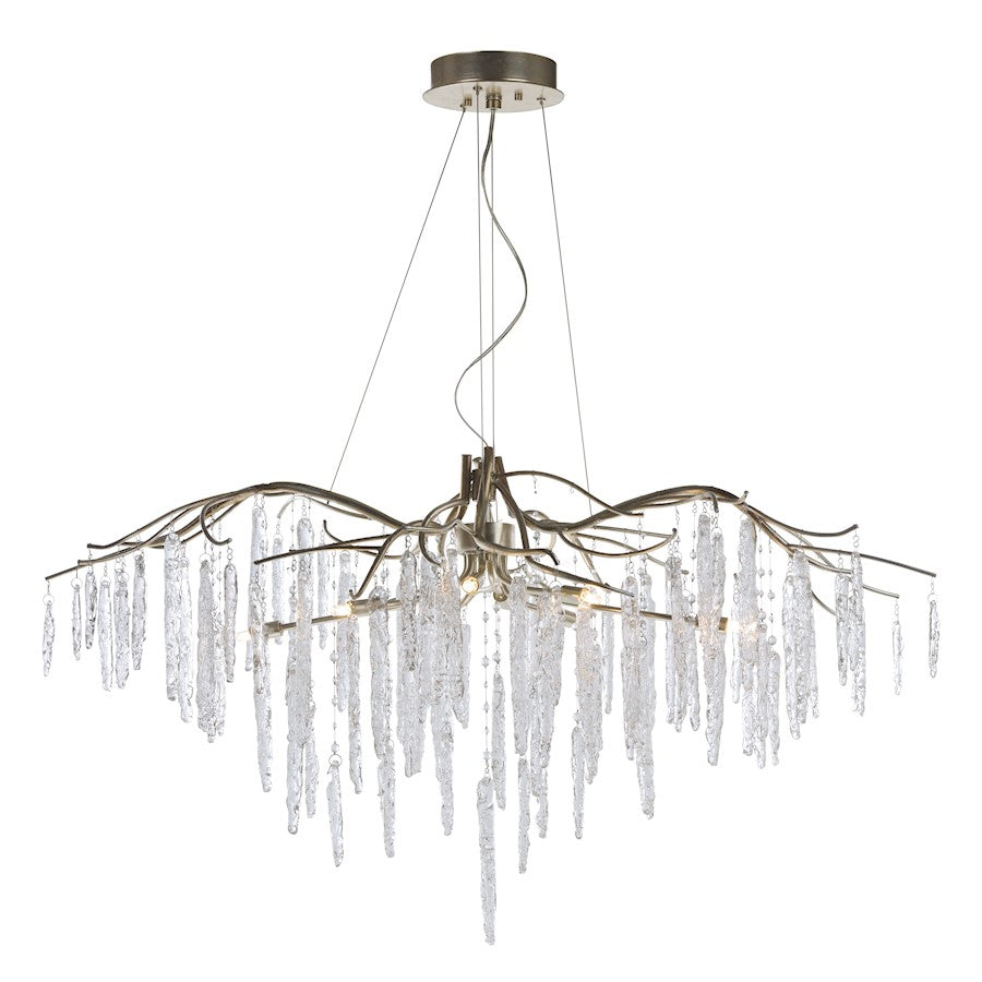 Maxim Lighting Willow 8 Light Chandelier in Silver Gold