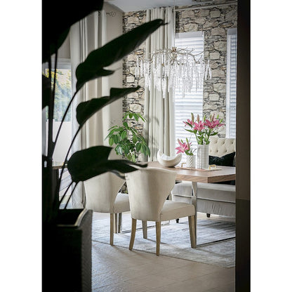 Maxim Lighting Willow 8 Light Chandelier in Silver Gold
